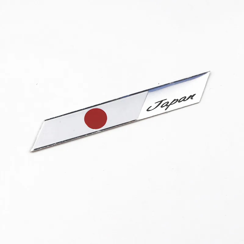 Металлический японский флаг эмблема значок Япония стикер автомобиля наклейки аксессуары для Toyoto Honda Nissan Mazda Lexus, mitsubishi автостайлинг - Название цвета: 4