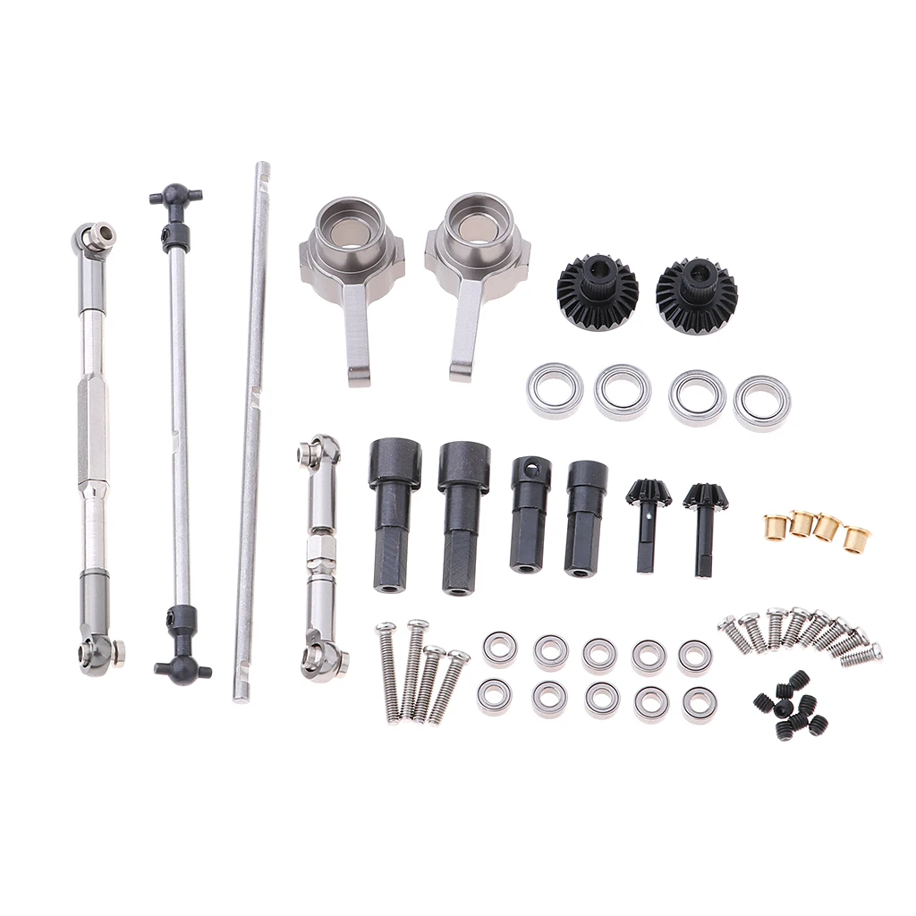 Metal Rear Axle Upgrade Parts for WPL B1 B14 B24 C14 C24 B16 B36 RC Trucks