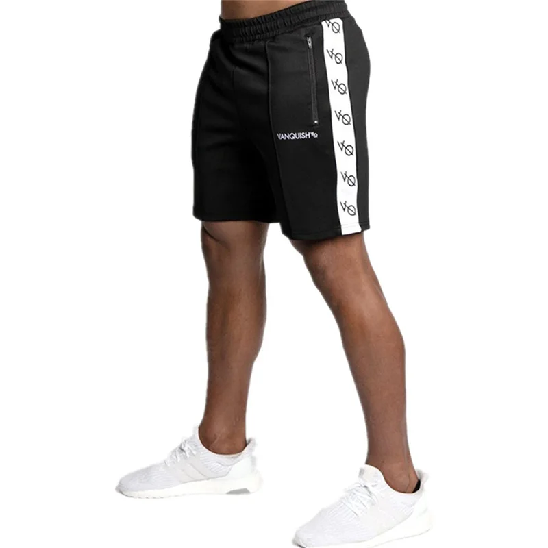 Для мужчин лето 2019 г. Новая мода хлопок шорты для женщин человек фитнес по колено Спортивные штаны Мужской штаны для бега и тренировок Vanquish