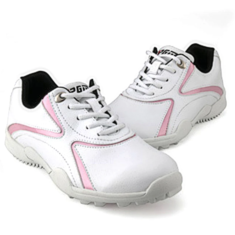 PGM/Женская обувь для гольфа; женская спортивная обувь с шипами; женские водонепроницаемые дышащие легкие Нескользящие кроссовки на шнуровке