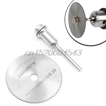 

44MM HSS Cutting Disc + Rod For Grinder Cutoff Circular Saw Rotary Blades Tool R06 Whosale&DropShip