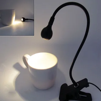 

USB Fan Flexible LED Light Desk Lamp With Clip for Laptop PC Computer Black Gadgets Low Power Consumption Top Quality