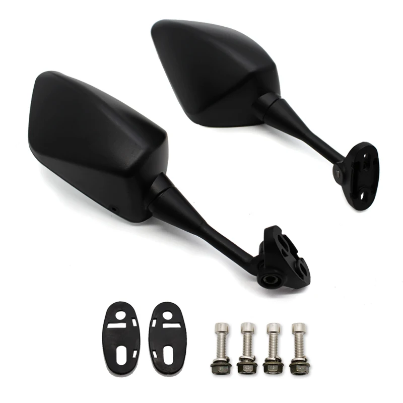 Nuoxintr 2x Black Motorcycle Rear View Mirror mirrors For Honda CBR900 CBR919 CBR929 CBR954 1998-2003 Custom