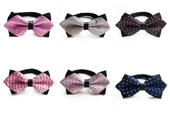 

2020 Fashion Explosion Models Unique Design Dress British Double-Asian Double-angle Bow Men's Business Dress Decorative Bow Tie