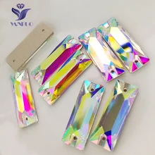 YANRUO üst 3255 kozmik baget AB kristal Rhinestones dikmek dikiş Strass kristalleri taşlar için giysi cep telefonu aksesuarları
