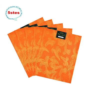

Nigerian gele headtie Free Express transportation african SEGO HEADTIE 2pcs/set 5sets/lot High Quality ORANGE SL-1518