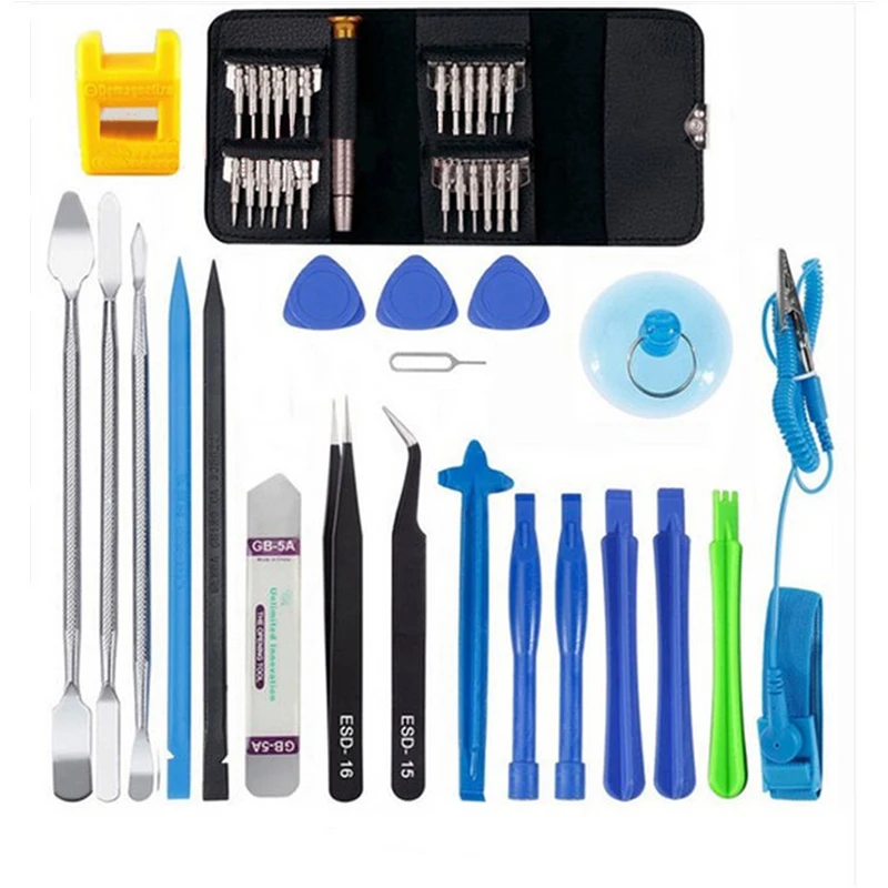 

45 in 1 Mobile Phone Repair Tool Kit Multi Opening Disassembly Repair Tool set for iphone for Samsung xiaomi Hand Tools for pad