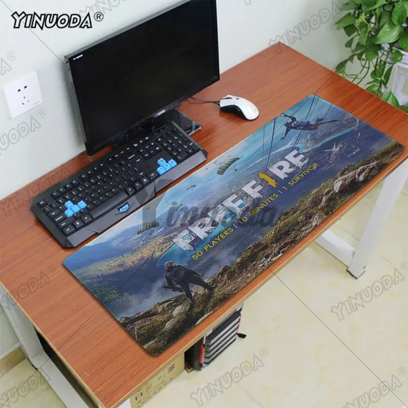 Yinuoda Top Quality Free Fire Durable Rubber Mouse Mat Pad Free Shipping Large Mouse Pad Keyboards Mat mouse pad
