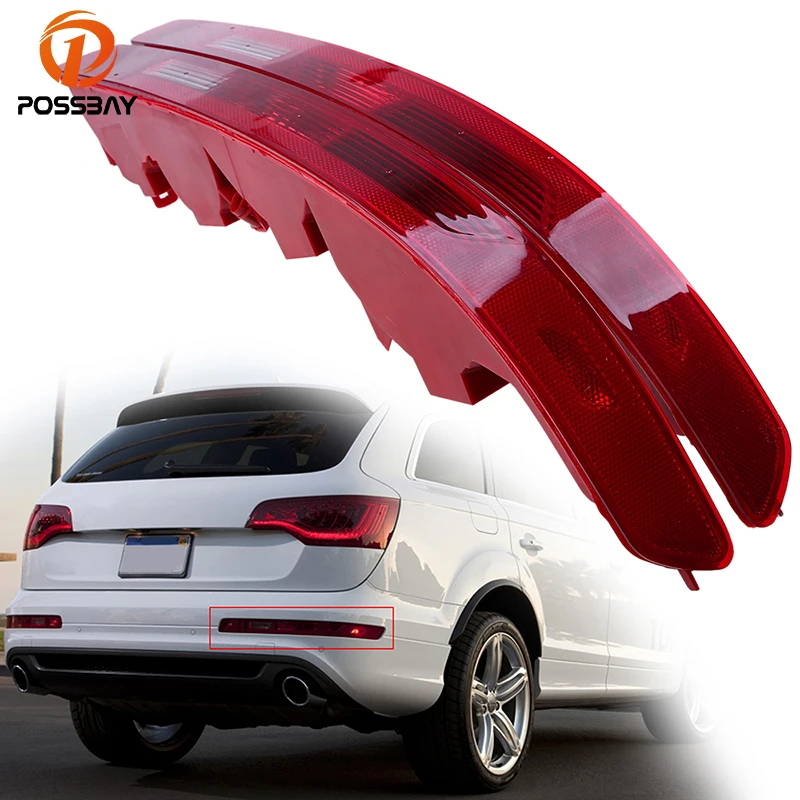 POSSBAY Rear Bumper Tail Light Without Bulbs Lower Parkinng Lights