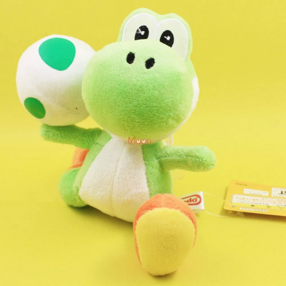 Running Green Yoshi Egg 8 Super Mario Bros Anime Plush Toy Baby Cute Soft Animal Flower Cartoon Gift Stuffed Free Shipping Aliexpress