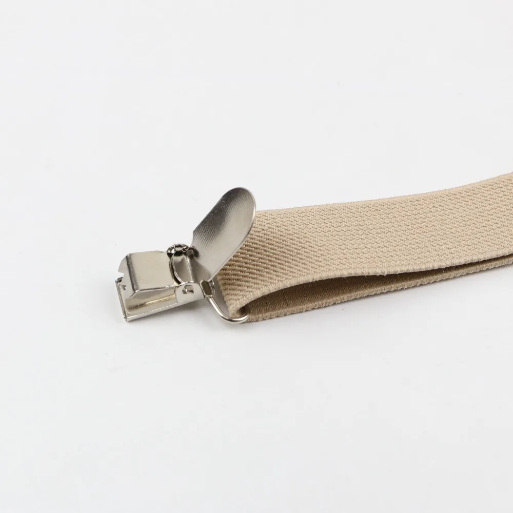 Nylon Belts Solid Color Man's Belt Men Women Suspenders Polyester Y-Back Braces Adjustable Elastic