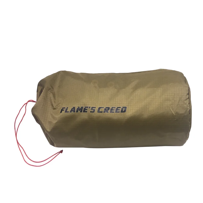 FLAME'S CREED Outdoor sports awning tarp for camping portable shelter sunshade tent waterproof folding PU waterproof with stake
