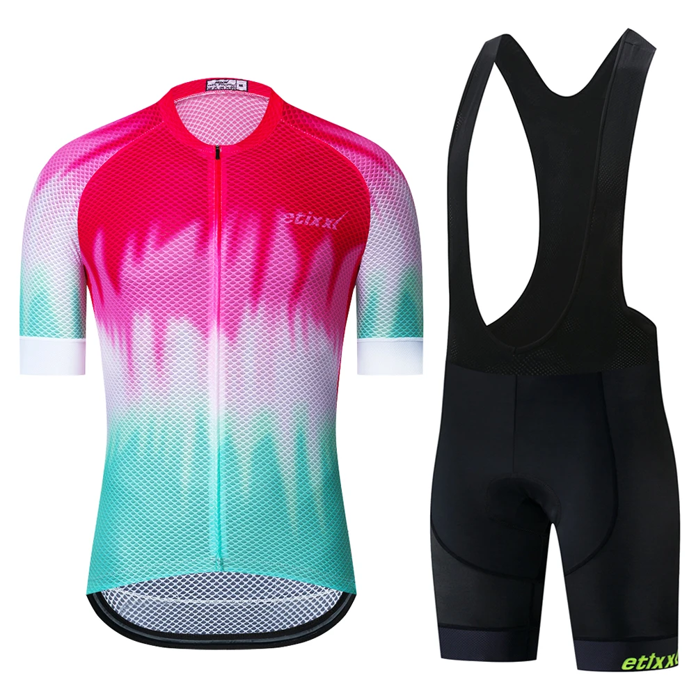 ETIIXXL Лето Велоспорт Джерси Набор PRO TEAM AERO Одежда MTB велосипедная одежда Maillot Ropa Ciclismo мужские велосипедные наборы