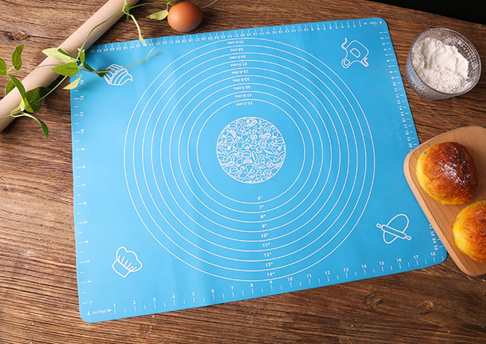 2018новый большой коврик для выпечки антипригарный силиконовый коврик для выпечки весы Macaron коврик для раскатки теста лист для выпечки формы