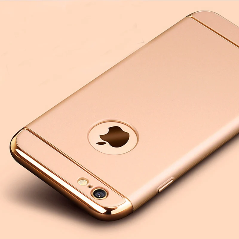 For iPhone 7 Luxury Phone Case For iPhone 6 6s Ultra Slim PC Hard Back Cover For iPhone 7 Plus Hybrid Cases For iPhone 6 6s Plus