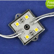 Светодиодные модули 5050 4 Светодиодный s/pc водонепроницаемый IP65 DC12V Железный корпус светодиодный модули для канала буква R/G/B/Y/W Цвет