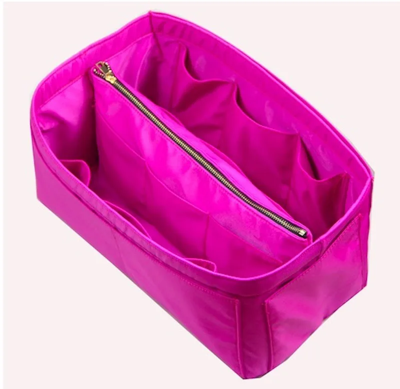 Органайзер водонепроницаемый 1200D Оксфорд кошелек из ткани Сумочка Органайзер сумка в тотализатор сумка ж/съемный zipPocket подходит для keepall 45 50 55 6 - Цвет: rose