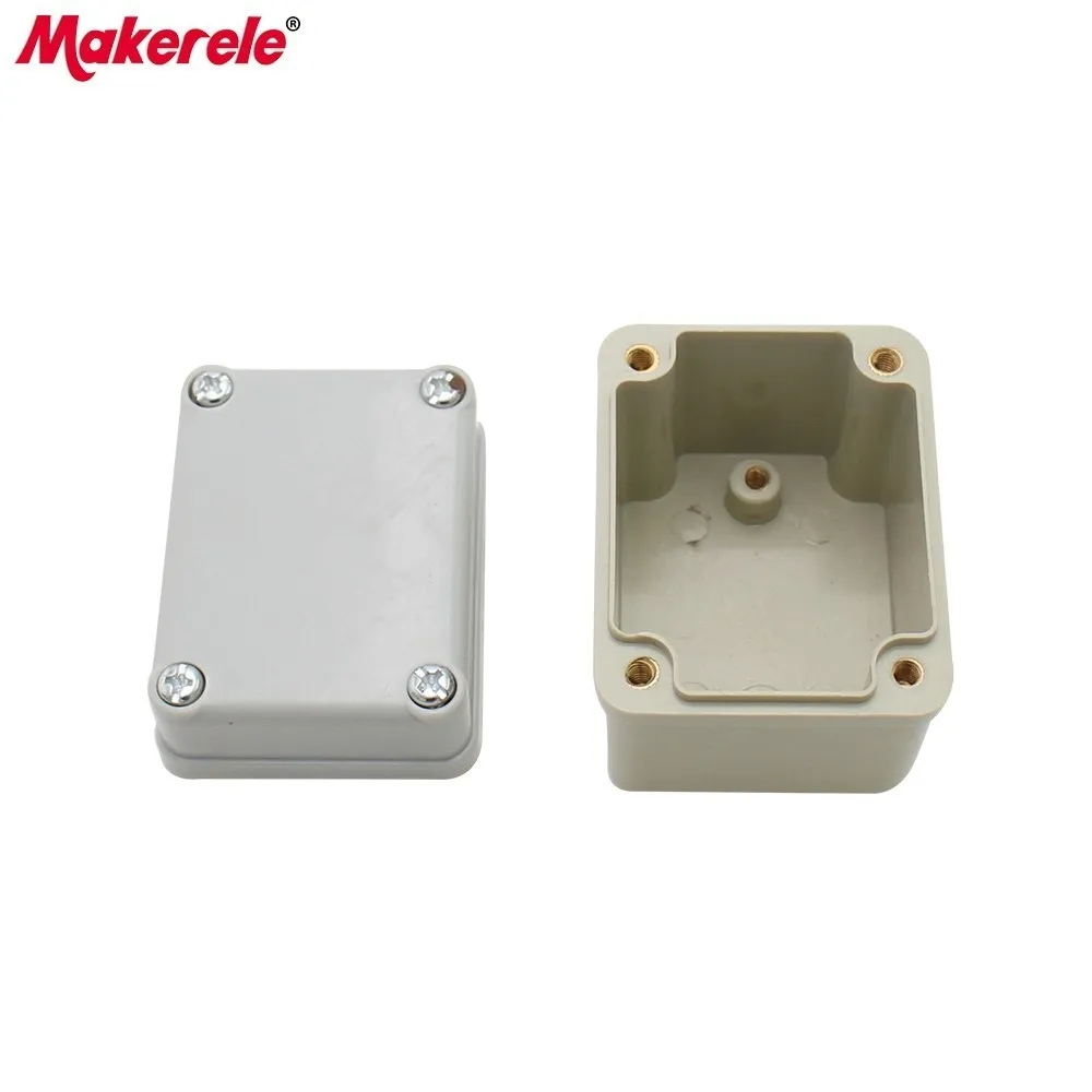 

1 Piece M3 Waterproof Junction Boxes Connection Outdoor Electrical Enclosure Case Wiring Connection Box Gray Cover