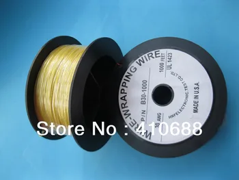 

4 roll 1000ft 30AWG Wire-Wrapping Wire Sliver Plated Copper Yellow Color