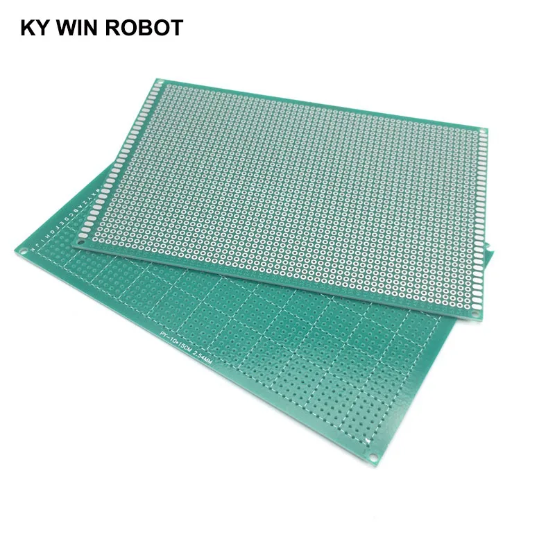 1pcs 10x15cm 100x150mm 단일 측면 프로토 타입 PCB Arduino 용 범용 인쇄 회로 기판 Protoboard
