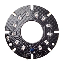 Wholesale Infrared 12pcs Laser IR LED board for MTV Lens Dome Camera Security IP CCTV night vision (Diameter: 55mm)