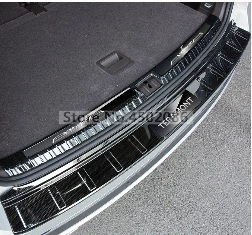 Высокое качество 304 нержавеющая сталь задняя панель подоконника, Задний бампер протектор Подоконник для Volkswagen TERAMONT