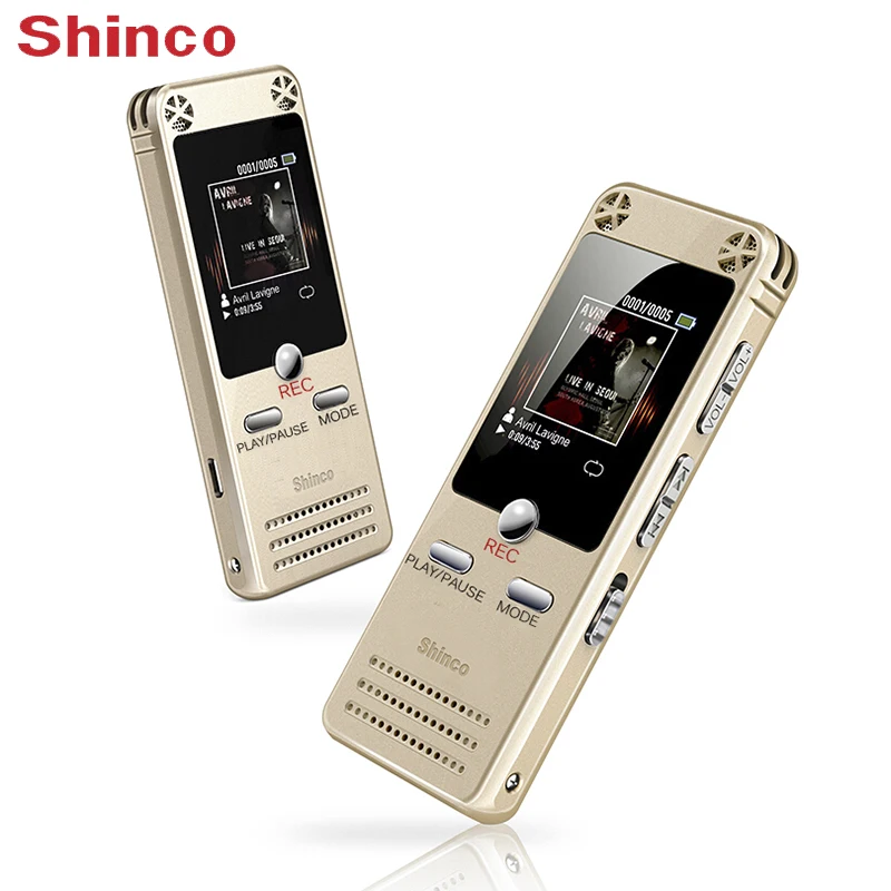 Цифровой диктофон Регистраторы Shinco RV12 32 г HD Профессиональное аудио голос Запись