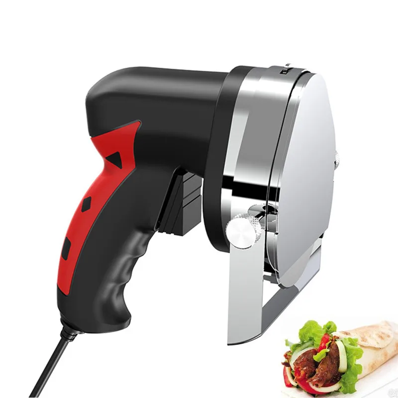 New Kebab Slicer Electric Meat-cutting Machine Portable Hand-held Kebab Knife With Two Blades Sliced Meat Gyros Cutter USUKEU (1)
