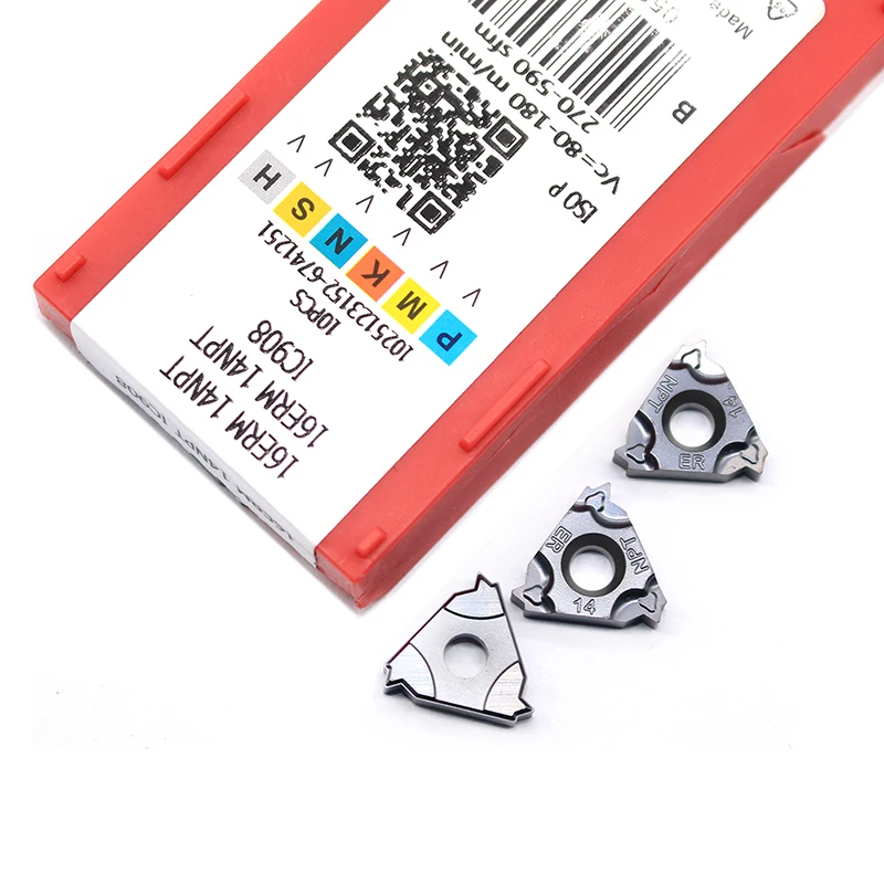 16ERM 27NPT 18NPT 14NPT 11.5NPT 8NPT IC908 60 угол Резьбонарезной инструмент Вольфрам карбидная
