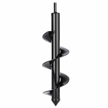 

Mayitr Replacement Earth Auger Drill Bit 12" 8cm x 30cm Electric Garden Planting Punching Auger Spiral Hole Digger