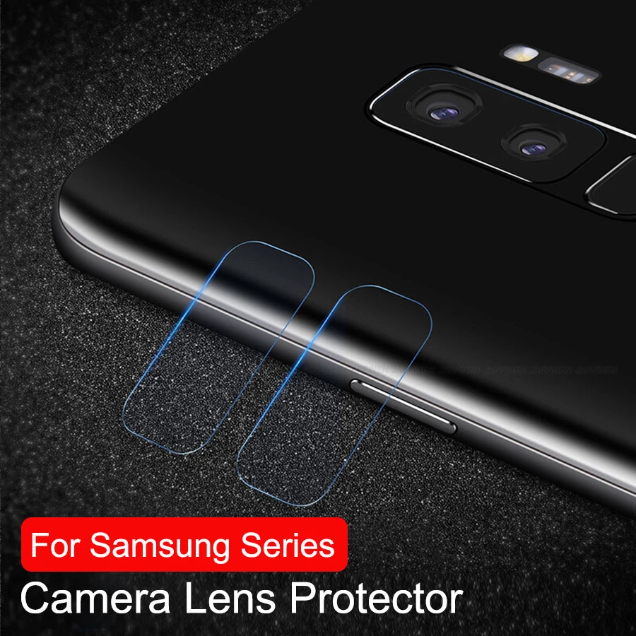 

Jappinen 1Pcs/lot Back Camera Lens Clear Screen Protector Tempered Glass Film for Samsung Galaxy S6 Edge Plus S7 S8 S9