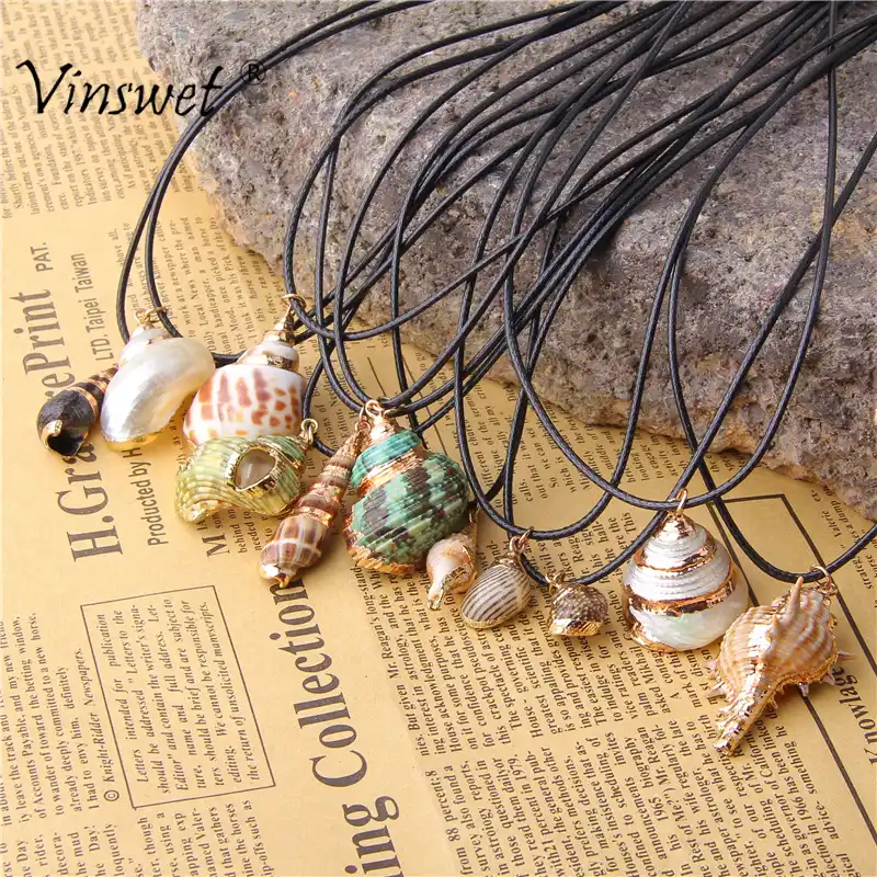Seashell and Sea rope necklace