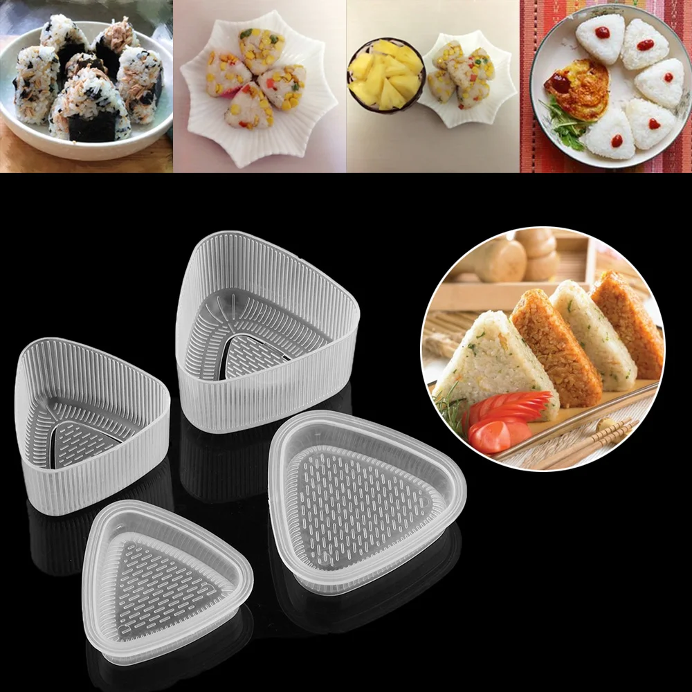 Buy 4pcs/set Kitchen Decorating Sushi Onigiri Mold