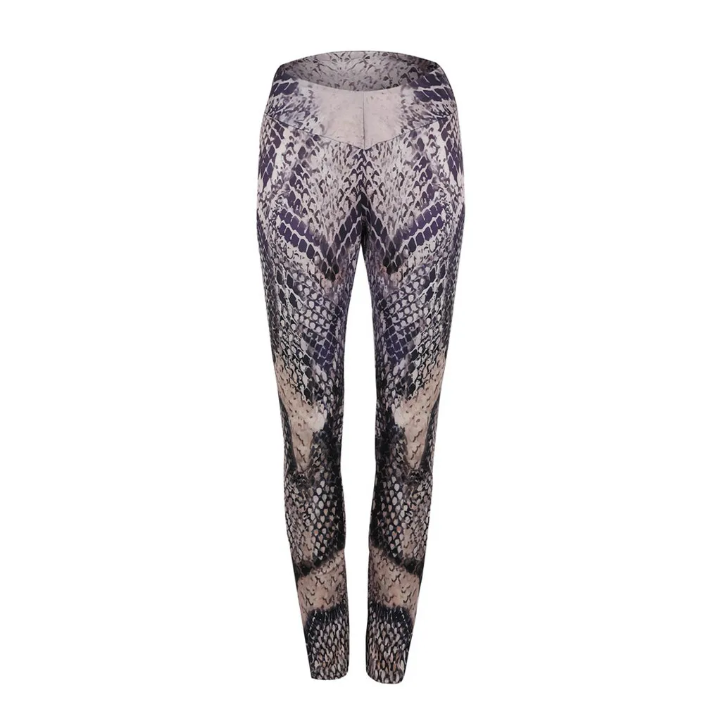 Multicolor Модные женские Леггинсы для йоги для стройных женщин спортивный спортзал бег брюки эластичные леггинсы для фитнеса - Цвет: Multicolor