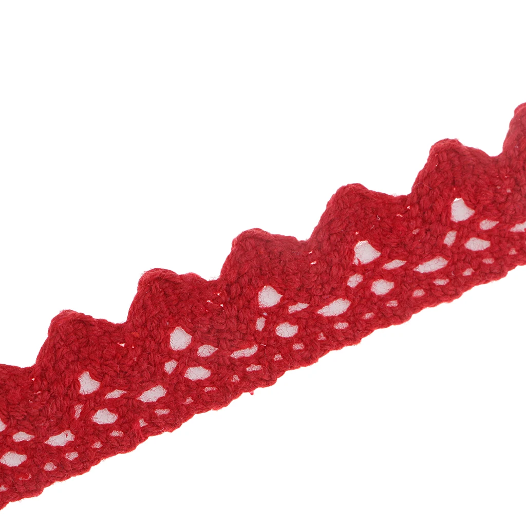 2 Yards Cotton Lace Washi Tape Self Adhesive Sticker for DIY Diary Scrapbook Album Card Making Decoration 15mm Wide
