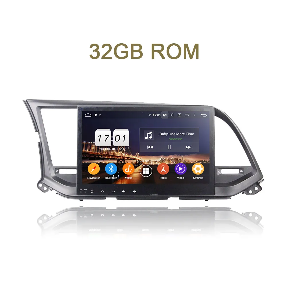 PX6 10," 2 din Android 9,0 Bluetooth 4,2 для hyundai Elantra 8 ядерный 4 Гб ram автомобильный dvd-плеер gps ГЛОНАСС Авторадио wifi - Цвет: 32GB ROM