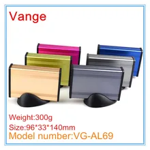 4 шт./лот рабочего проекта box 96*33*140 мм., штампованный 6063-T5 Алюминий Корпус из АБС-пластика пластиковые панели и держатель для PCB оборудования