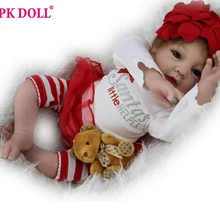 2" ручной работы реалистичные детские куклы Мягкие силиконовые виниловые куклы реборн W/одежда подарок