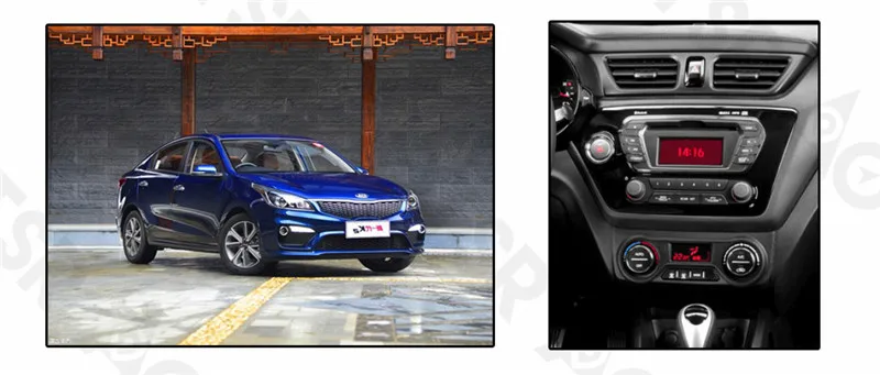 Clearance Aotsr Android 8.1 GPS navigation Car DVD Player For KIA K2 RIO 2010-2017 multimedia 1 din radio recorder WIFI Bluetooth stereo 1