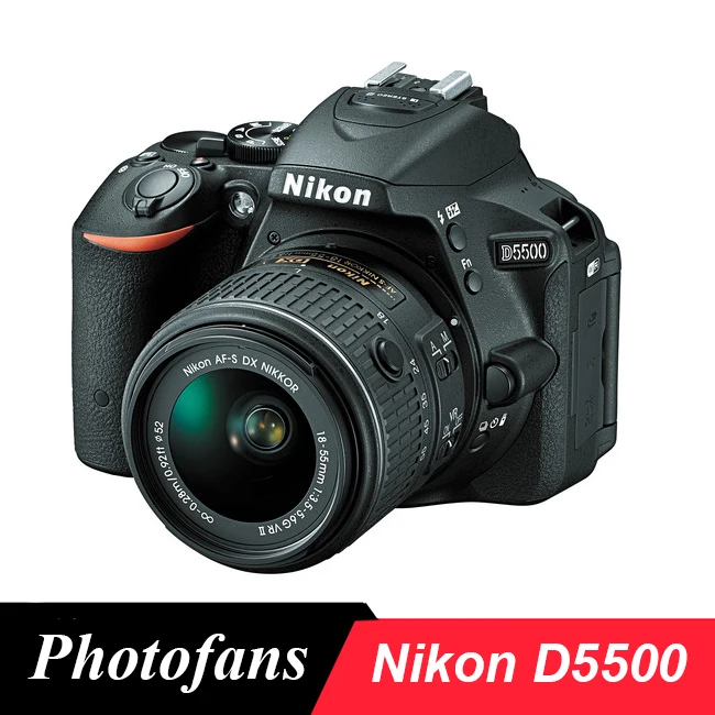 Цифровая зеркальная камера Nikon D5500 с объективом 18 55 мм 24 МП 2 - Цена: 48 406,36 руб.