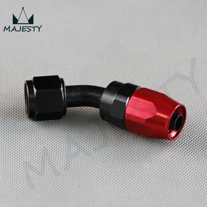 

UNIVERSAL -10AN AN10 45 degree SWIVEL OIL/FUEL LINE HOSE END FITTING / ADAPTOR