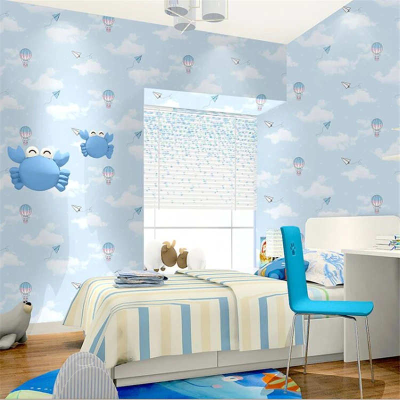 beibehang hot air balloon bear paper plane children room wallpaper blue sky white clouds pink balloon bedroom 3d wallpaper roll beibehang hot air balloon bear paper plane children room wallpaper blue sky white clouds pink balloon bedroom 3d wallpaper roll