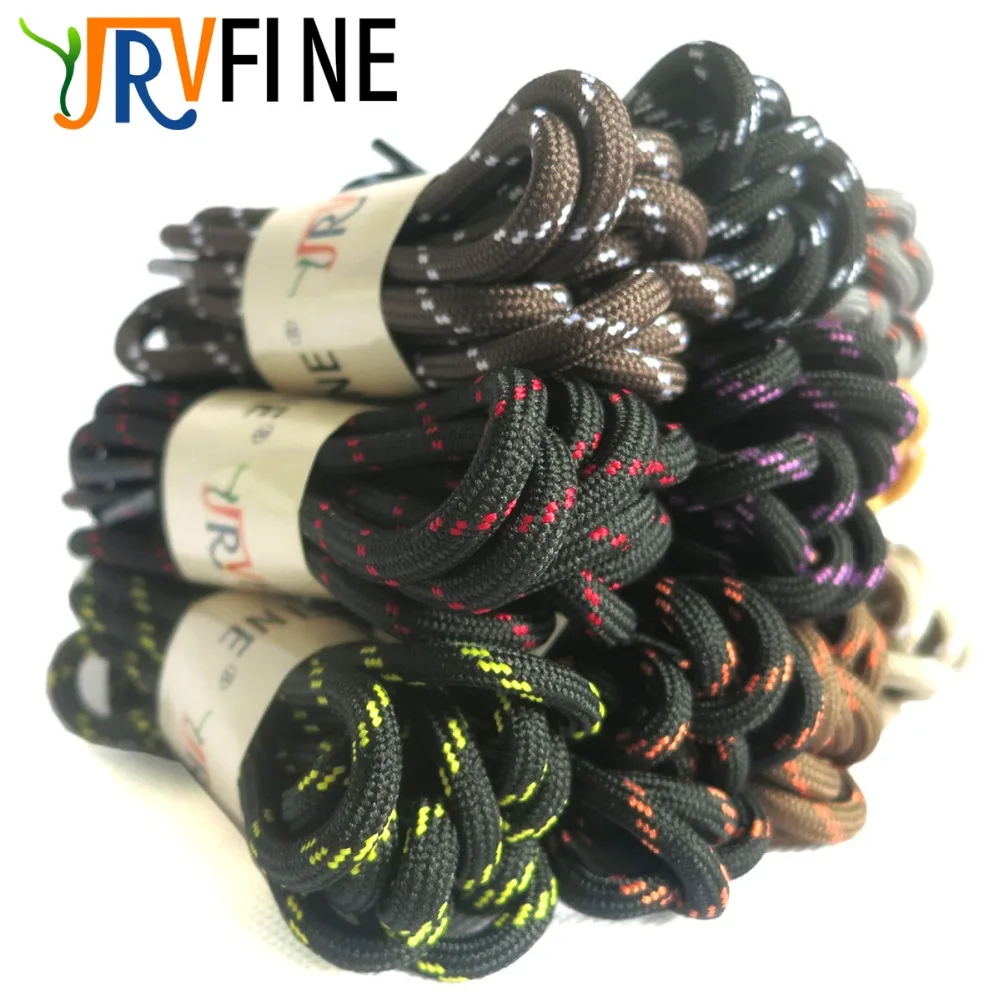 

YJRVFINE 2 Pair/Lot Length Dia. 0.4CM 10 Colors Shoe Accessories Polyester Polka Dot Round Elastic Leather Shoelaces Shoe Laces