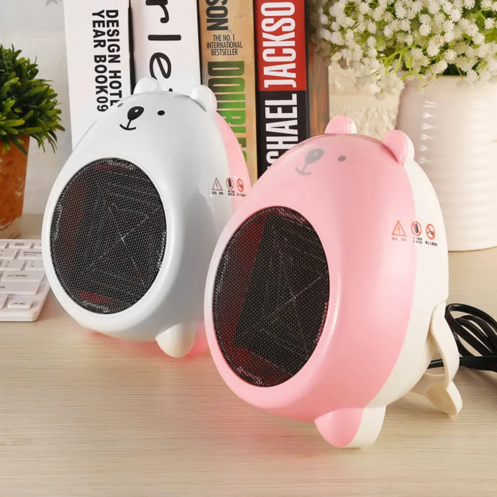 

Cartoon Heater Fans Portable Handy Mini Personal Ceramic Space Heater Stove Electric Winter Warmer Fan