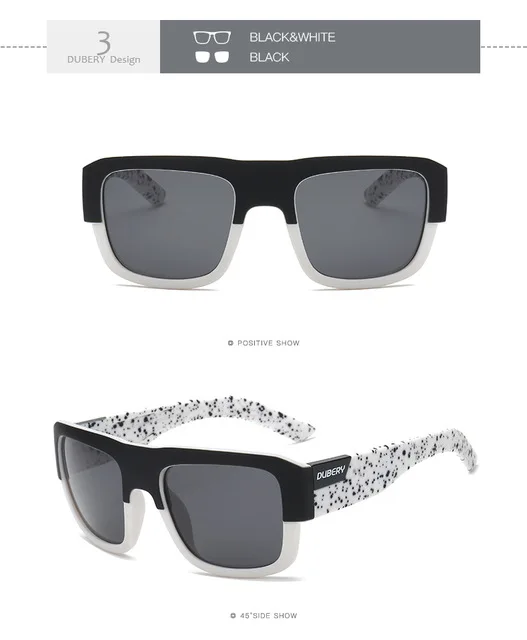 DUBERY поляризованных солнцезащитных очков Для Мужчин's оттенков Для женщин мужские солнцезащитные очки для мужчин Ретро Дешевые Роскошные Брендовая Дизайнерская обувь Óculos 720 - Цвет линз: 3