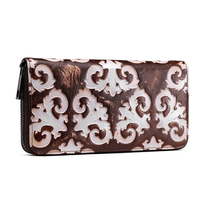 

Girl Long Wallets Ladies Men Famous Clutch Women Fashion Leather Wallet Female Luxury Brand Single Zipper Purse