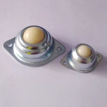 

Free Shipping 4Pieces 16mm Nylon Beads Universal Casters Ball Cow Eye Trolley Wheels - Length 48mm