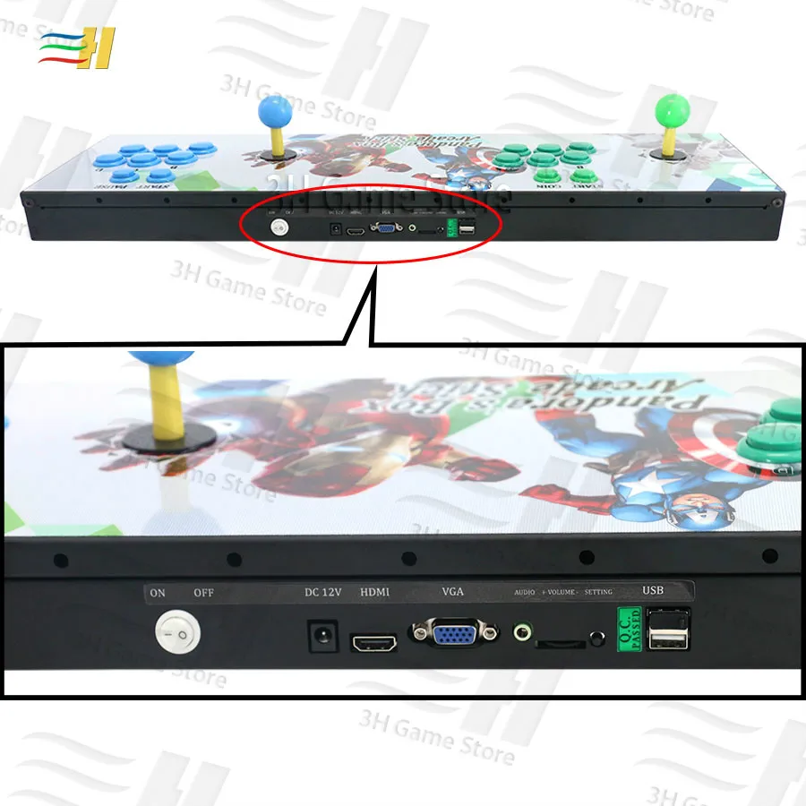 Новинка Pandora box 9 аркадная игровая консоль 1500 В 1 видео игра HDMI VGA usb джойстик для ПК ps3 tv pacman pandora's box 5S 6s 7