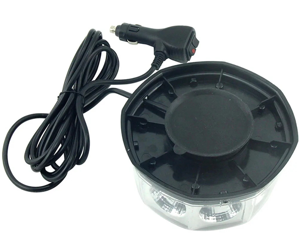 car COB 8 LED flashing warning light lamp 7