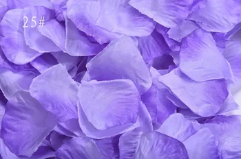 

5,000pcs 4.5*4.5cm Light Purple Rose Flower Leaves Petals For Wedding Party Holiday Venue Decoration Color-25